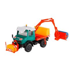 KIBRI 14989 H0 Unimog z osprzętem czyszczącym
