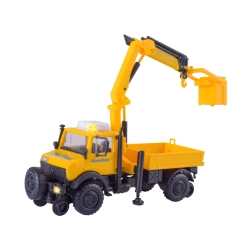 KIBRI 14991 H0 UNIMOG dwudrogowy GleisBau z podnośnikiem koszowym