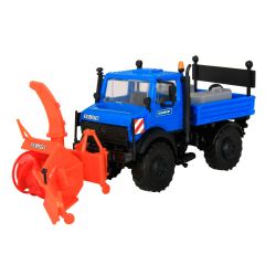 KIBRI 14997 H0 Unimog z pługiem wirnikowym