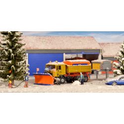 KIBRI 15013 H0 Sprzęt do odśnieżania - plug, piaskarka