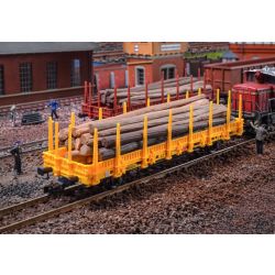 KIBRI 16200 H0 Wagon platforma żółty