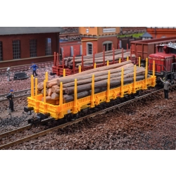 KIBRI 16200 H0 Wagon platforma żółty