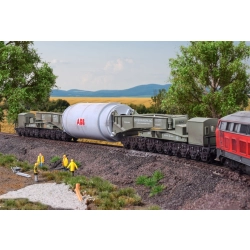 KIBRI 16507 H0 Wagon specjalny Uaai 687.9 z ładunkiem