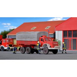 KIBRI 18264 H0 Magirus Deutz 178D - Straż Pożarna