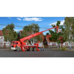 KIBRI 18273 H0 MAN z podnośnikiem koszowym - Straż Pożarna