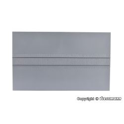 KIBRI 34125 H0 Płytka modelarska 20x12 cm - Ulica brukowana z torami