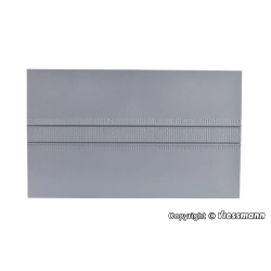 KIBRI 34125 H0 Płytka modelarska 20x12 cm - Ulica brukowana z torami