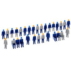 KIBRI 38112 H0 Figurki - robotnicy