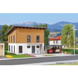 KIBRI 38337 H0 POLYPLATE - Kubushaus Saskia z wiatą i tarasem