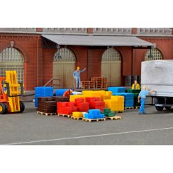 KIBRI 38662 H0 Akcesoria - Palety i skrzynki