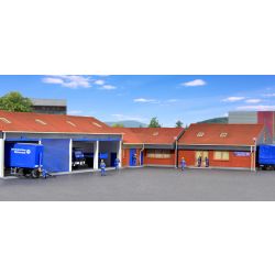 KIBRI 39211 H0 Biura i garaże THW Kitzingen