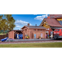 KIBRI 39349 H0 Wiata peronowa i toalety