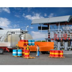 KIBRI 39386 H0 Akcesoria - Beczki 32 szt.