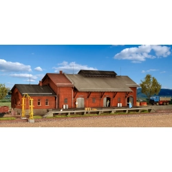 KIBRI 39462 H0 Magazyn kolejowy z rampą załadunkową