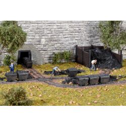 KIBRI 39853 H0 Wózki węglowe z torami