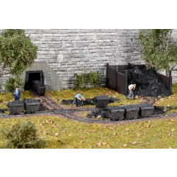 KIBRI 39853 H0 Wózki węglowe z torami