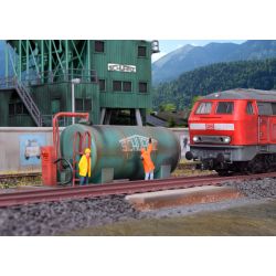 KIBRI 39932 H0 Stacja paliw Schwarz