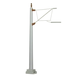 VIESSMANN 4108 H0 Maszt betonowy 98 mm z krótkim wysięgnikiem