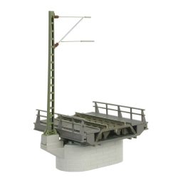 VIESSMANN 4129 H0 Sieć trakcyjna, Słup trakcyjny na most, wys. 99 mm