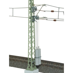 VIESSMANN 4164 H0 Maszt trakcji elektrycznej 115 mm z naciągiem