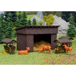 VOLLMER 43798 H0 Szopa i paśniki dla zwierząt
