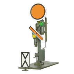 VIESSMANN 4511 H0 Semafor z tarczą ostrzegawczą Vr0, Vr1, Vr2