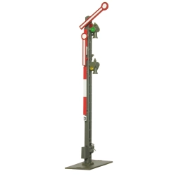 VIESSMANN 4532 H0 Semafor 2-ramienny, sygnał Hp0, Hp1 i Hp2, wys. 103 mm