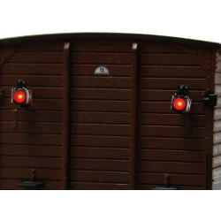 VIESSMANN 5069 H0 Oświetlenie końca składu, Led, Ep. II-III, 2 szt.