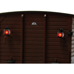 VIESSMANN 5069 H0 Oświetlenie końca składu, Led, Ep. II-III, 2 szt.