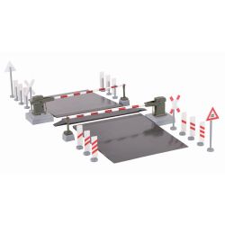 VIESSMANN 5108 H0 Przejazd kolejowy z zaporami EBÜT 80 automatyczny