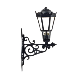 VIESSMANN 6074 H0 Parkowa lampa ścienna, Led białe ciepłe