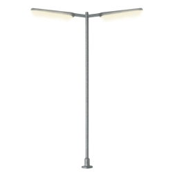 VIESSMANN 6099 H0 Latarnia uliczna dwuramienna Led 87 mm