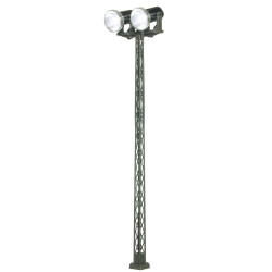 VIESSMANN 6332 H0 Maszt z podwójnym reflektorem punktowym Led, 135 mm