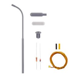 VIESSMANN 6722 H0 KIT Latarnia uliczna LED biały, 100 mm