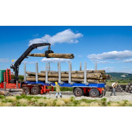 KIBRI 12250 H0 Naczepa dłużyca DOLL do drewna