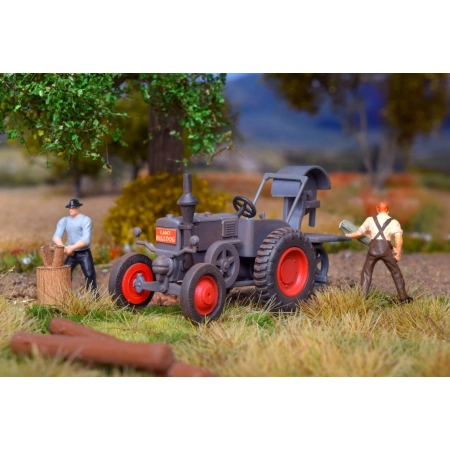 KIBRI 12255 H0 Traktor Lanz Bulldog z piłą taśmową