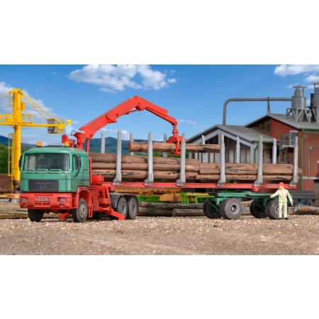 KIBRI 12271 H0 MAN z przyczepą do dłużycy