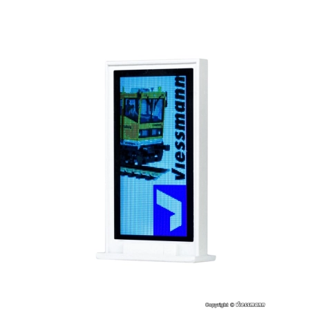 VIESSMANN 1395 H0 Panel reklamowy LCD 160x80 px - dodatkowy