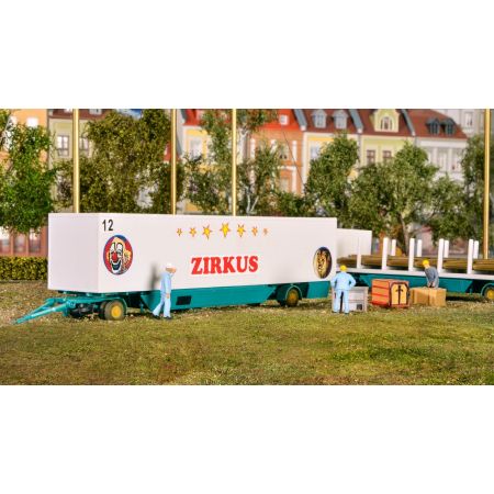 KIBRI 14658 H0 Przyczepy ciężarowe - 2 szt.