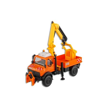 KIBRI 15005 H0 Unimog U 2450L z podnośnikiem koszowym