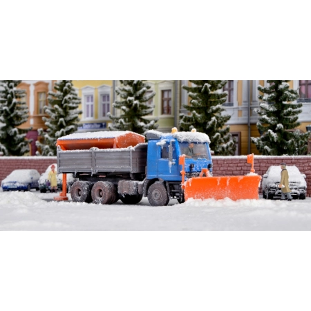 KIBRI 15006 H0 Mercedes Actros M2640 z pługiem i piaskarką