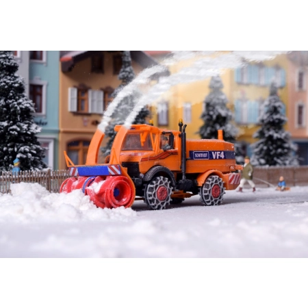 KIBRI 15011 H0 Unimog z osprzętem do odśnieżania