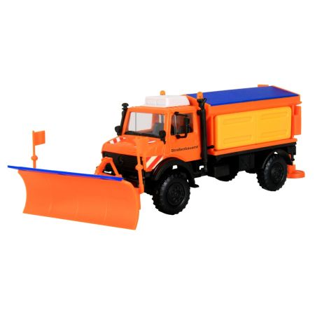 KIBRI 15012 H0 Unimog U 2450L z pługiem i piaskarką
