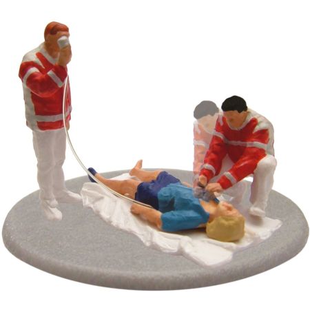 VIESSMANN 1540 H0 Ruchoma figurka - Ratownicy medyczni