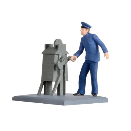 VIESSMANN 1550 H0 Ruchoma figurka - Dróżnik