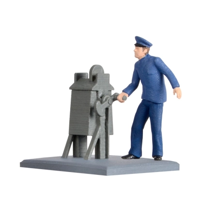 VIESSMANN 1550 H0 Ruchoma figurka - Dróżnik