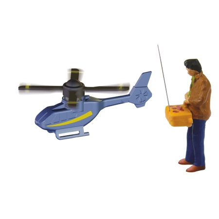 VIESSMANN 1563 H0 Ruchoma figurka - Modelarz z helikopterem