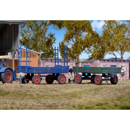 KIBRI 15702 H0 Przyczepy rolnicze Fendt - 2 szt.