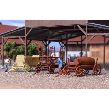 KIBRI 15703 H0 Wozy drewniane - 3 szt.