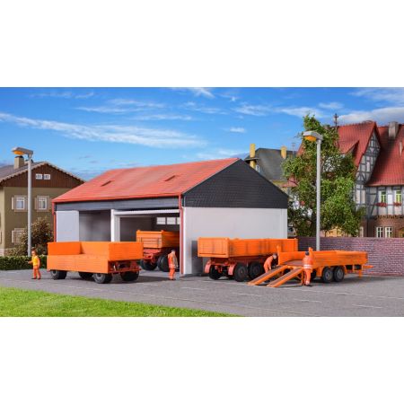 KIBRI 15707 H0 Przyczepy ciężarowe - 4 szt.